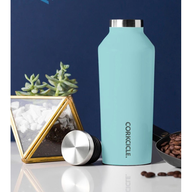 CORKCICLE 三層真空易口瓶 270ml-土耳其藍