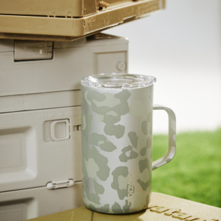 CORKCICLE 三層真空咖啡杯 650ML-灰豹紋 