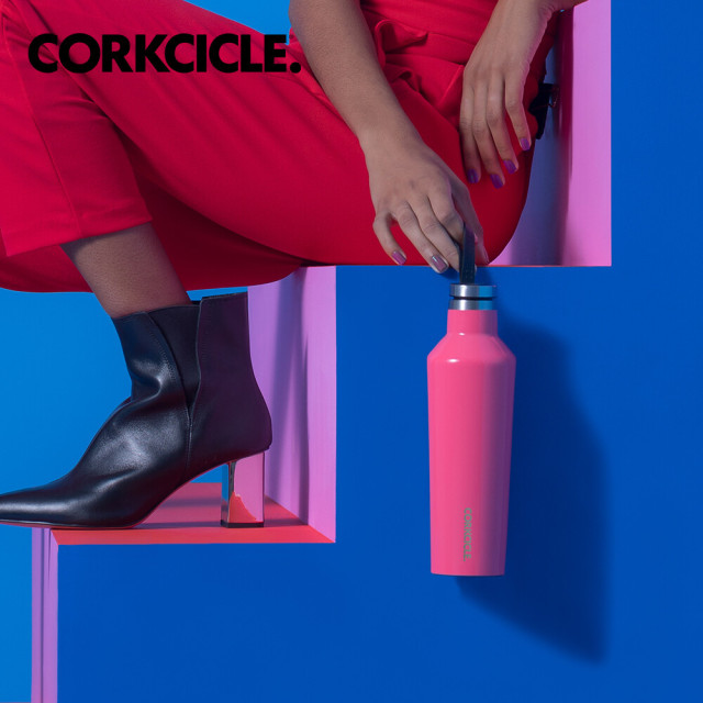 CORKCICLE 三層真空易口瓶 475ml-烈焰紅