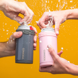 CORKCICLE 啤酒裝酷套-玫瑰石英粉