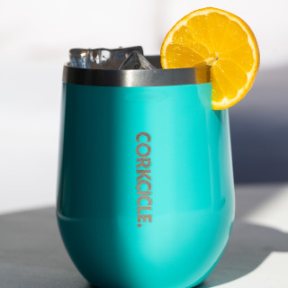 CORKCICLE 三層真空啜飲杯 355ml-土耳其藍