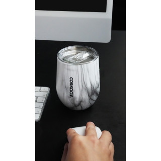 CORKCICLE 三層真空啜飲杯 355ml-大理石紋