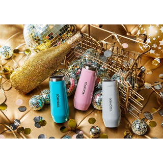 CORKCICLE 三層真空香檳杯 200ml-土耳其藍