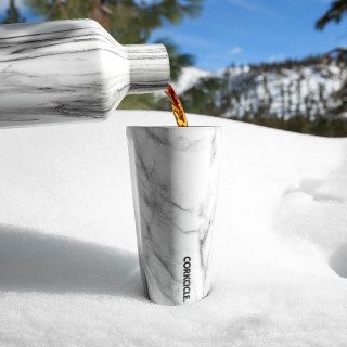 CORKCICLE 三層真空寬口杯 475ml-大理石紋