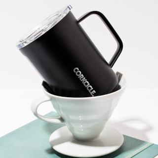 CORKCICLE 三層真空咖啡杯 475ML-消光黑